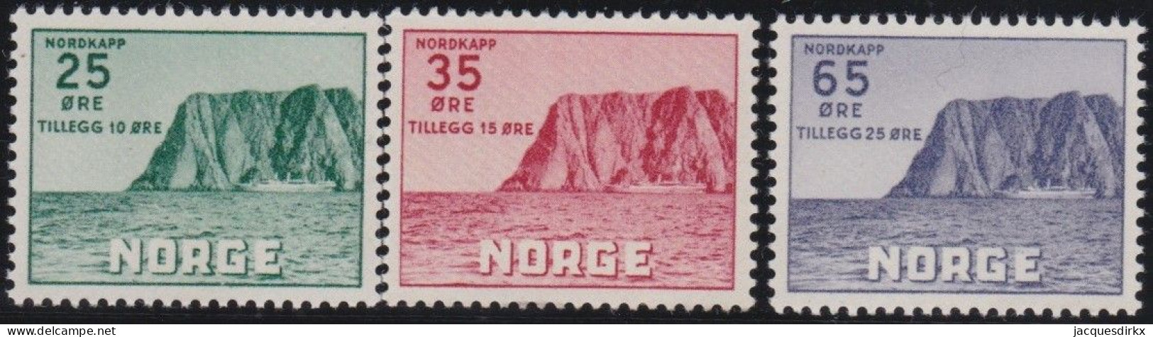 Norway   .   Y&T     .    373/375      .    **      .     MNH - Ongebruikt