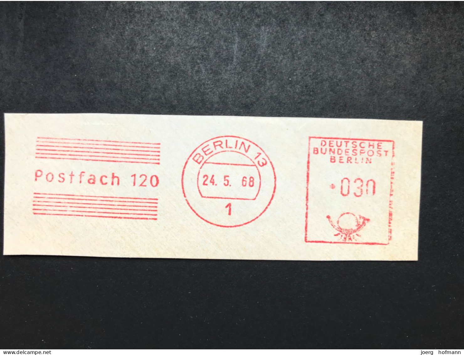 1968 Berlin Postfach 120 Freistempel Freistempler Slogan Werbestempel Maschinenstempel - Franking Machines (EMA)