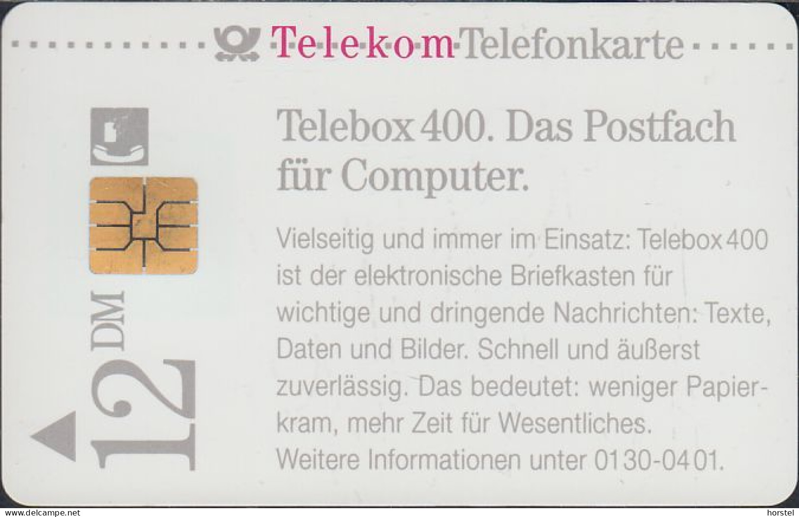 GERMANY P01/94 - Telebox 400- Art - Kunst - P & PD-Series: Schalterkarten Der Dt. Telekom