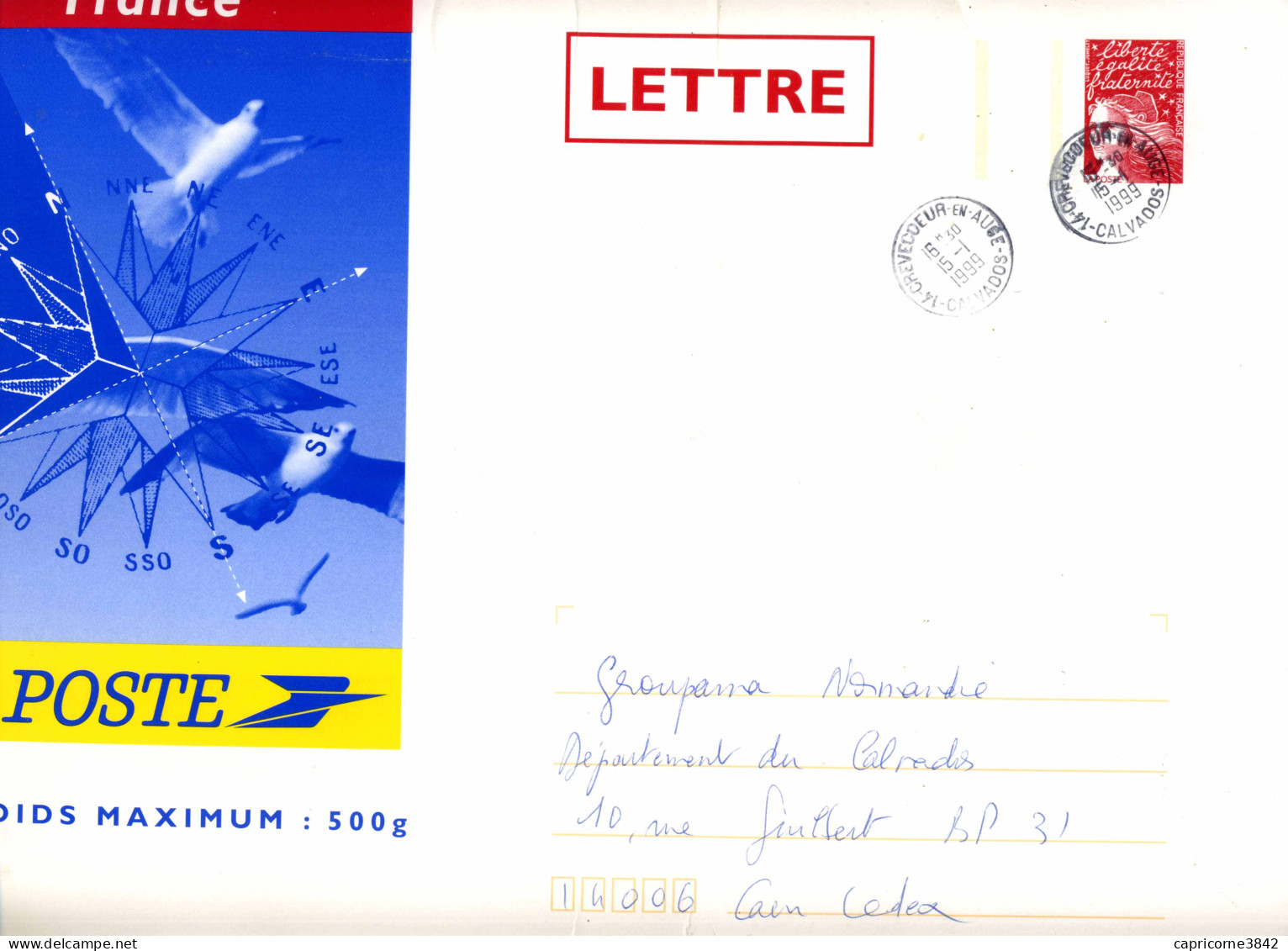Lot Entiers Postaux  4 Enveloppes Cartonnées - 1 Format 33x25 Timbre Luquet +  3 Format 23x16 Timbre Briat - Prêts-à-poster:  Autres (1995-...)