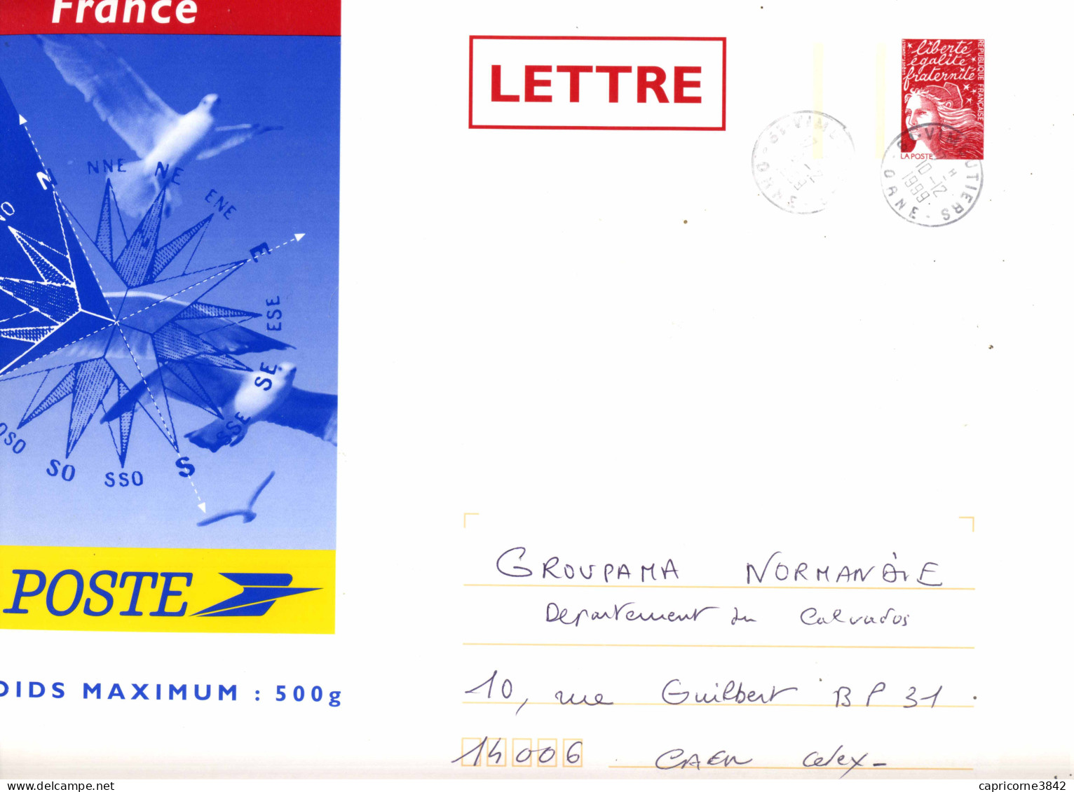 Lot Entiers Postaux  4 Enveloppes Cartonnées - 1 Format 33x25 + 3 Format 23x16-  Timbres Marianne De Luquet - Prêts-à-poster:  Autres (1995-...)