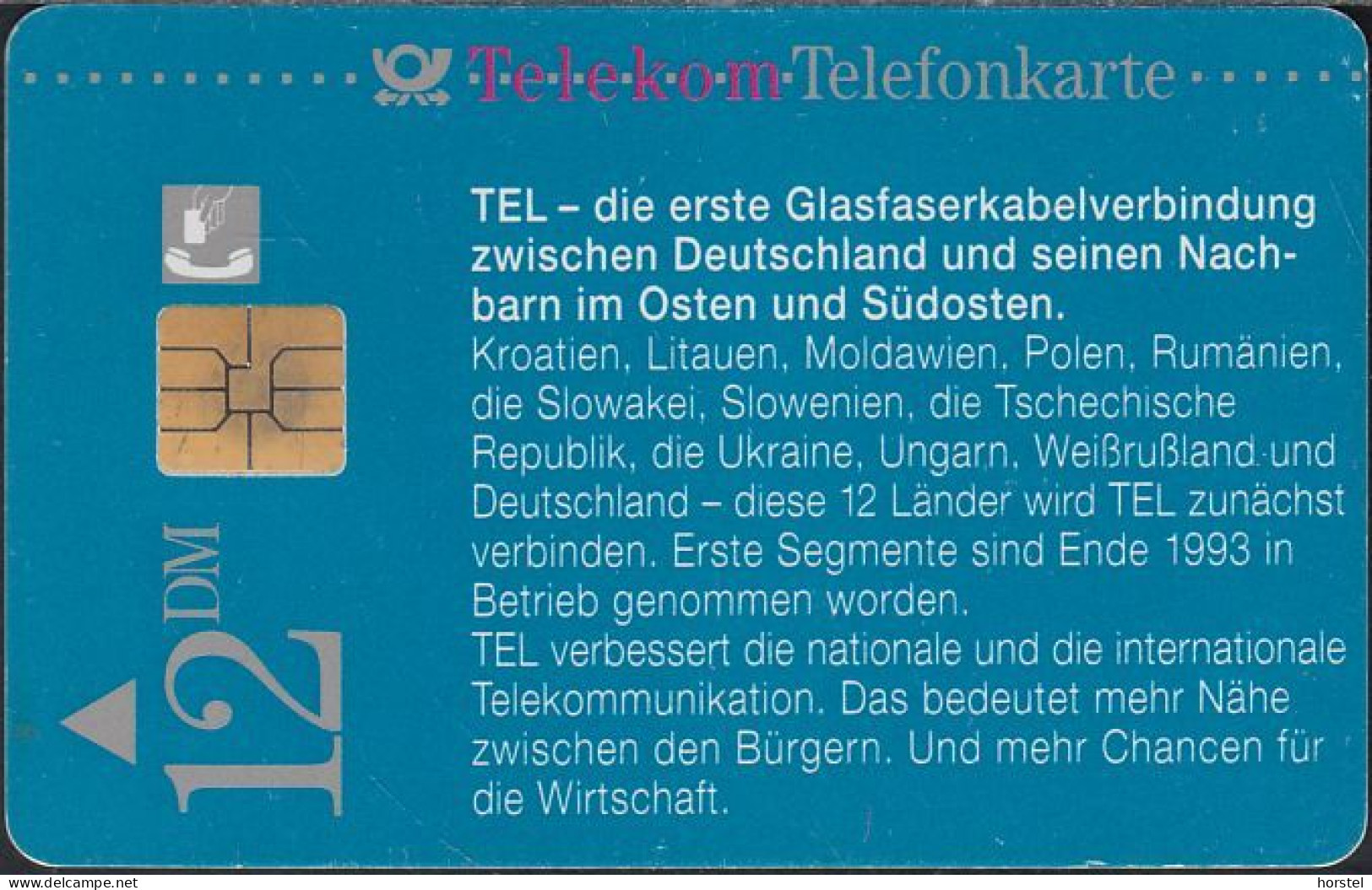 GERMANY P02/94 - Trans Europe Line - Europa Karte - Map - P & PD-Series: Schalterkarten Der Dt. Telekom