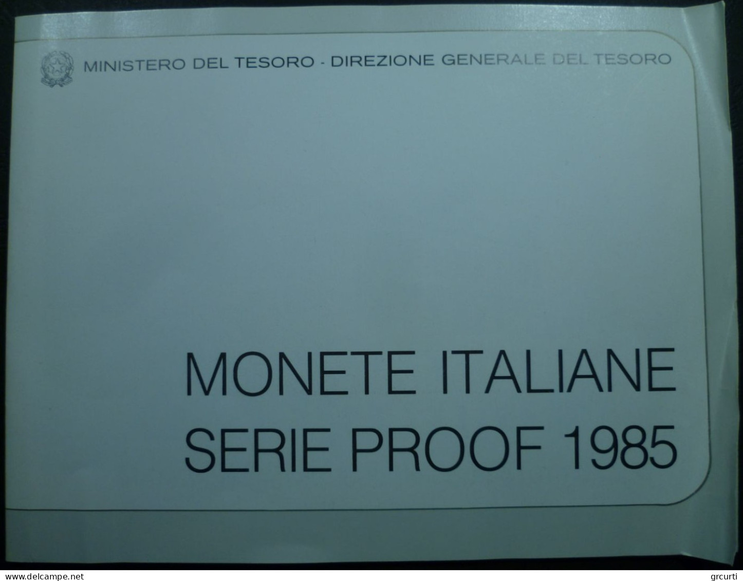 Italia - Serie Zecca Proof 1985 - 11 Valori - KM# PS2 - Gig# S.12/P - Set Fior Di Conio