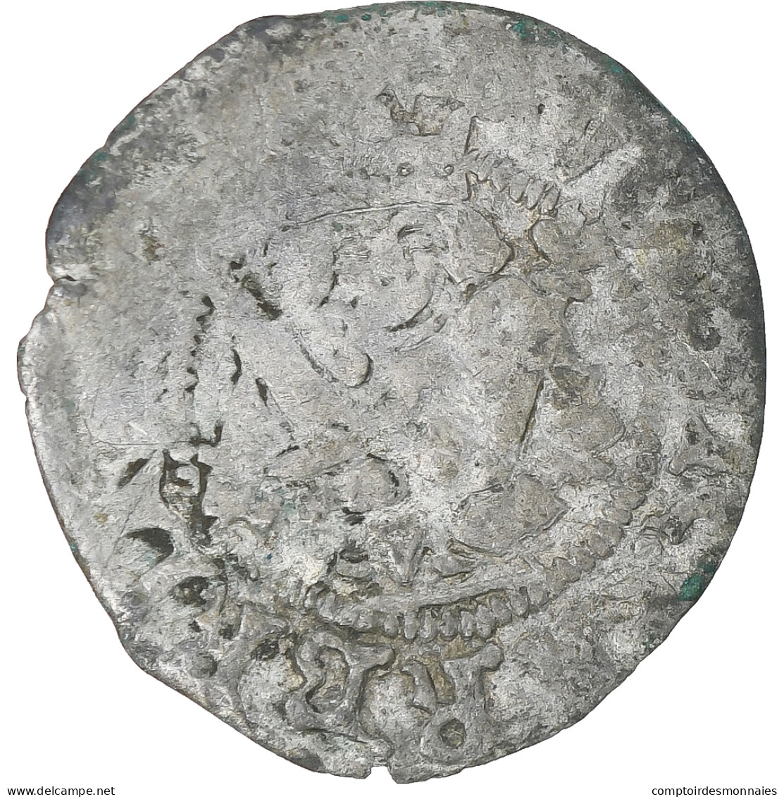 France, Louis XII, Hardi De Bretagne, 1498-1514, TB+, Billon, Duplessy:679 - 1498-1515 Luigi XII Il Padre Del Popolo