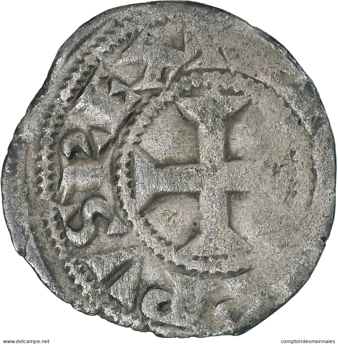 France, Philippe IV Le Bel, Obole Tournois, 1285-1290, TB+, Billon, Duplessy:224 - 1285-1314 Philippe IV Le Bel