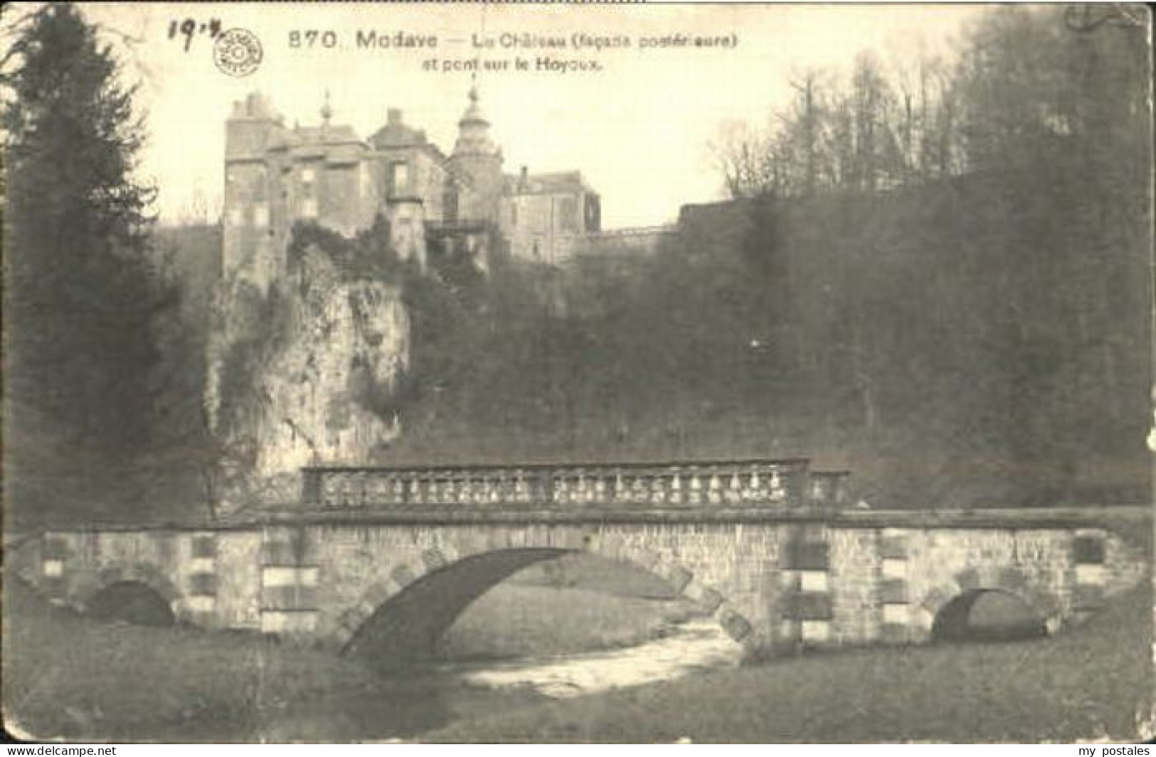 70583305 Modave Modave Chateau Schloss O 1914 Modave - Modave