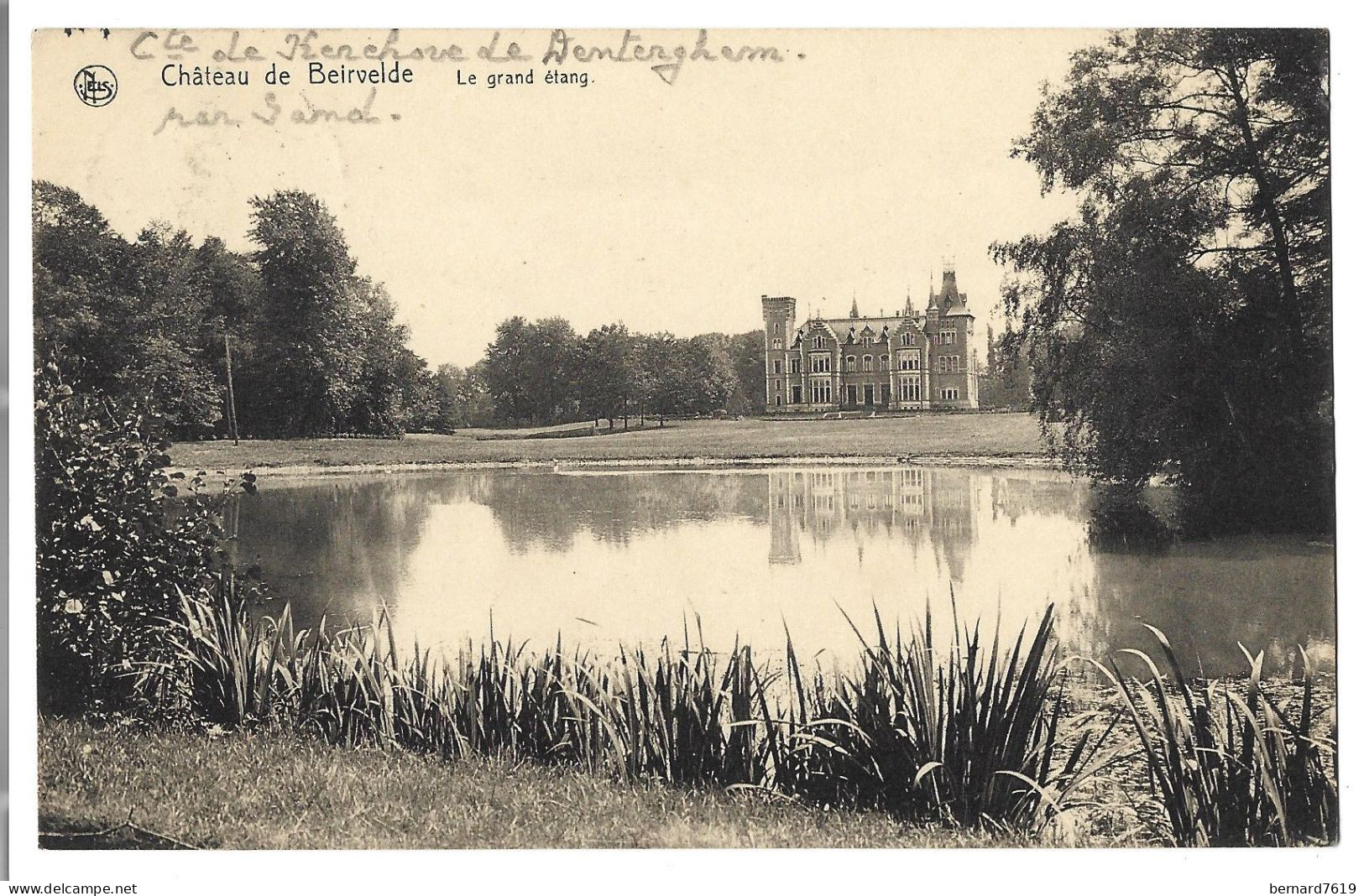 Belgique -  Beirvelde - Chateau De Beirvelde  - Comtesse  De Kerchove  De Denterghem - Carte  Signee - Lochristi