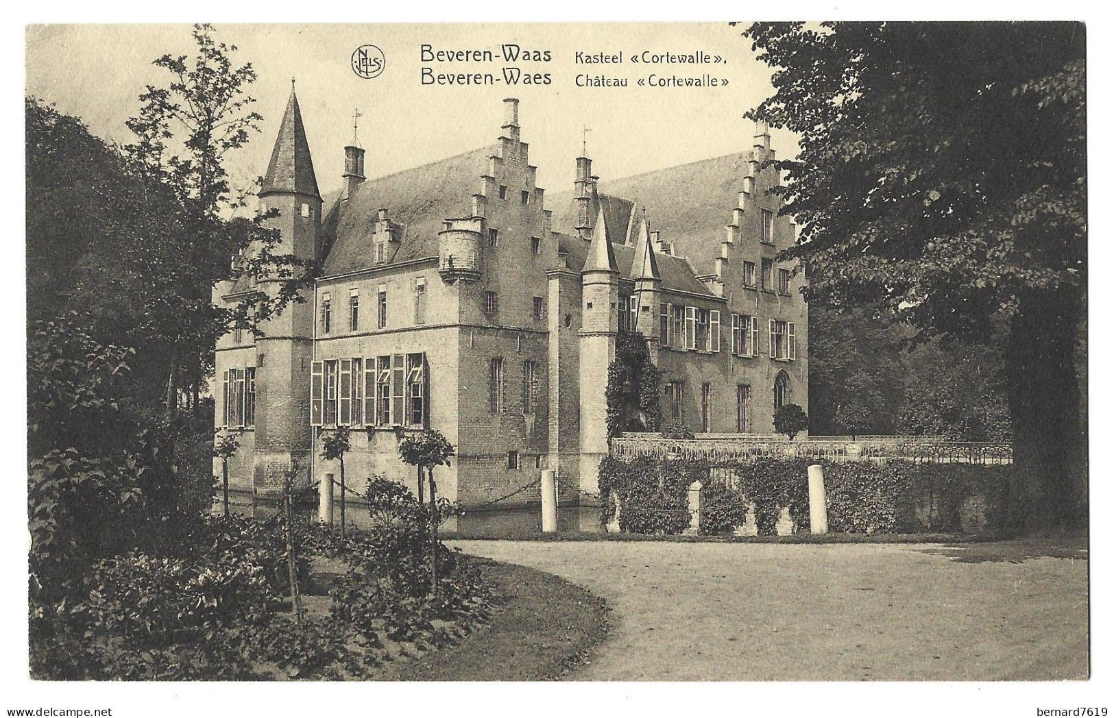 Belgique -  Beveren- Waas  -   Chateau Cortewalle - Carte Signee Comtesse Charles De  Brouckowan De  Bergayck - Beveren-Waas
