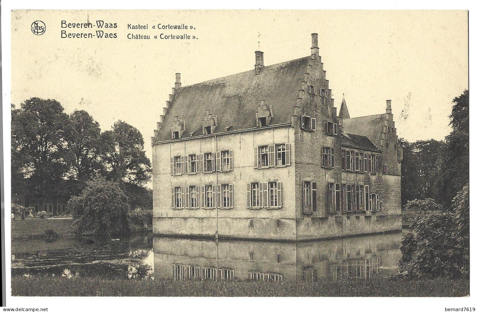 Belgique -  Beveren- Waas  -   Chateau Cortewalle - Carte Signee Comtesse Charles De  Brouckowan De  Bergayck - Beveren-Waas