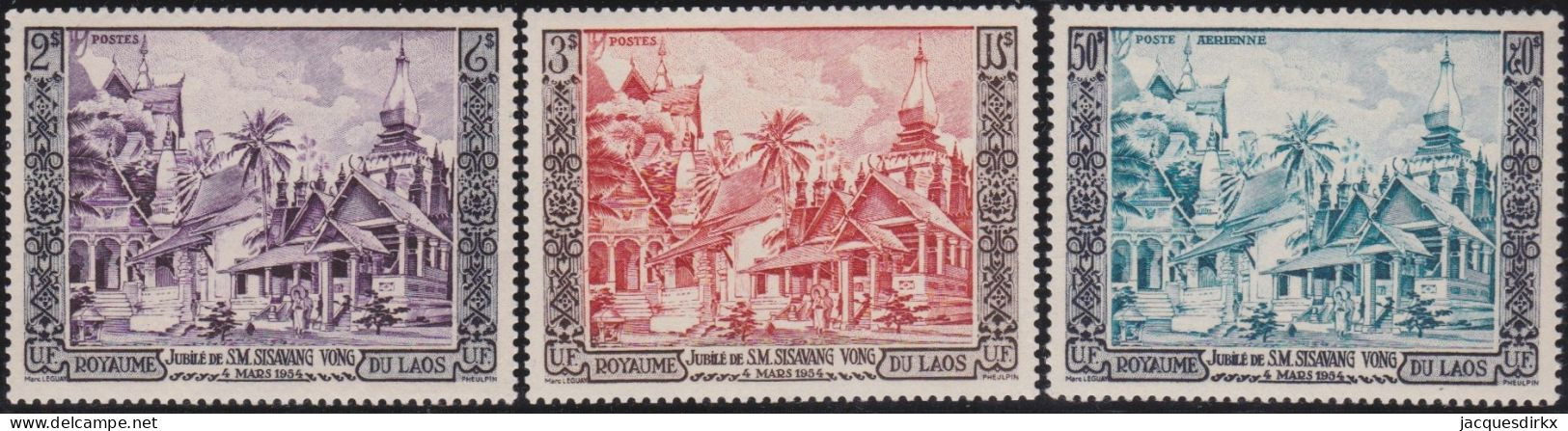 Laos      .   Michel       .    40/42     (2 Scans)   .     **        .     MNH - Laos