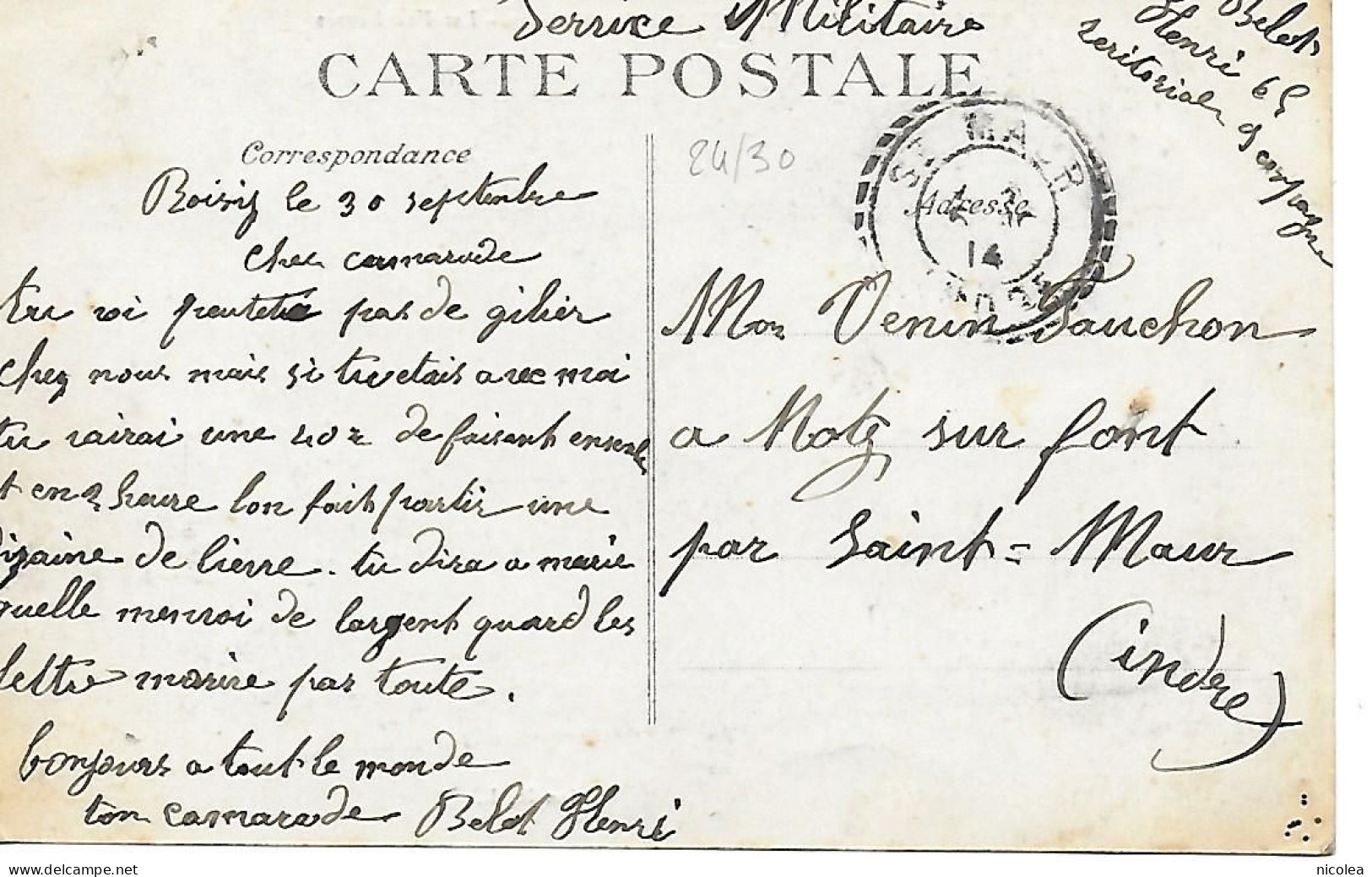 Roissy En Brie - La Moisson - Les Faucheuses - Agriculture - RARE CPA POSTEE EN 1914 DEUX SCANS TRES BON ETAT - Roissy En Brie