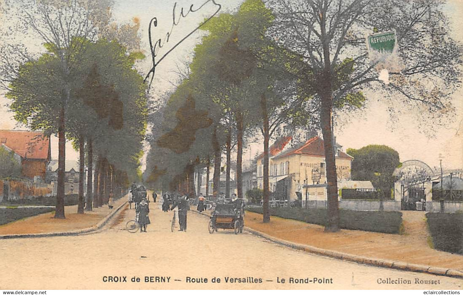 Antony. Gare De  Berny     92       Route De Versailles . Le Rond-Point           (voir Scan) - Antony