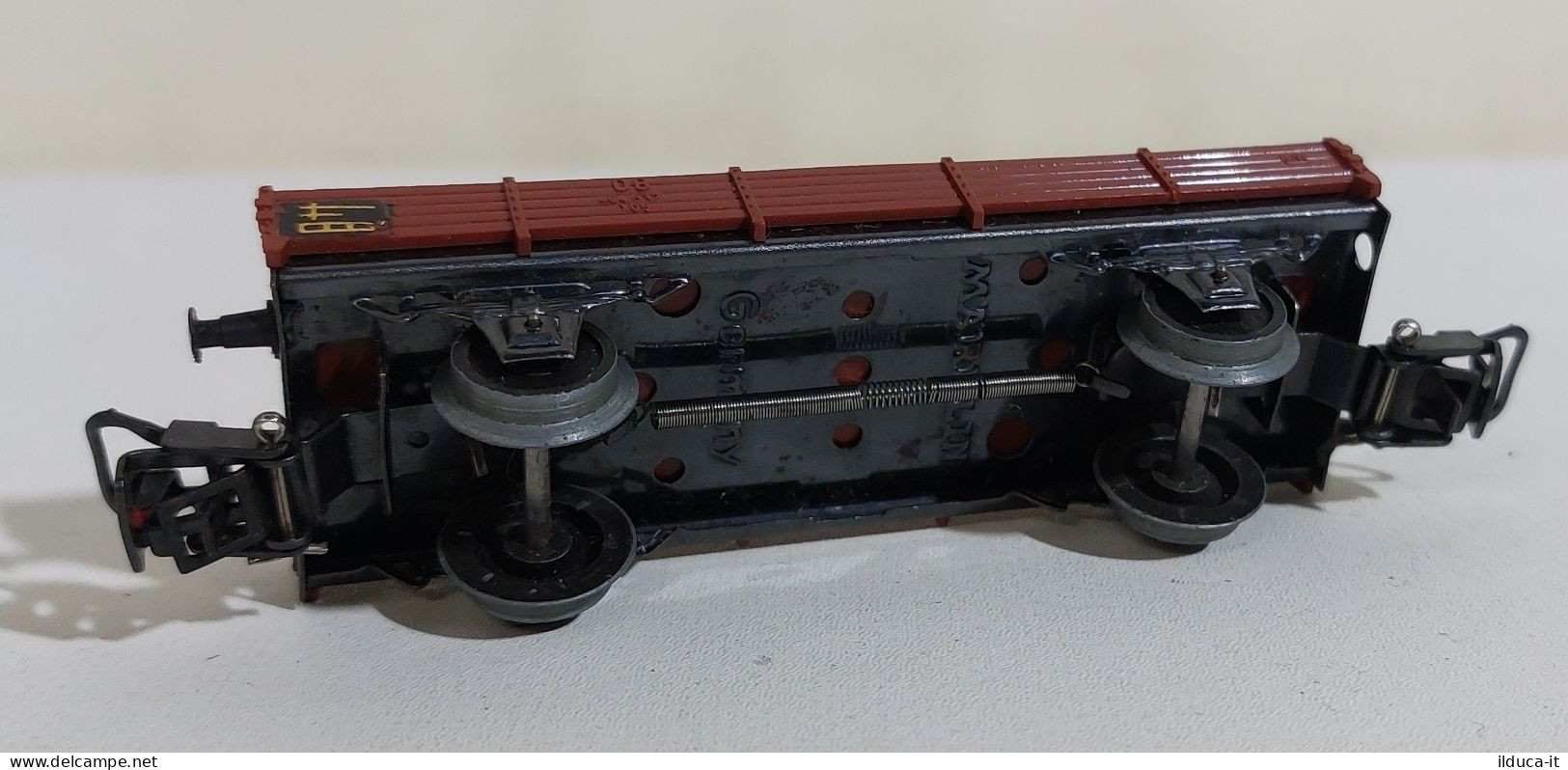 58632 Fermodellismo H0 Märklin DB 464637- Vagone A Bordo Basso - Vagoni Merci