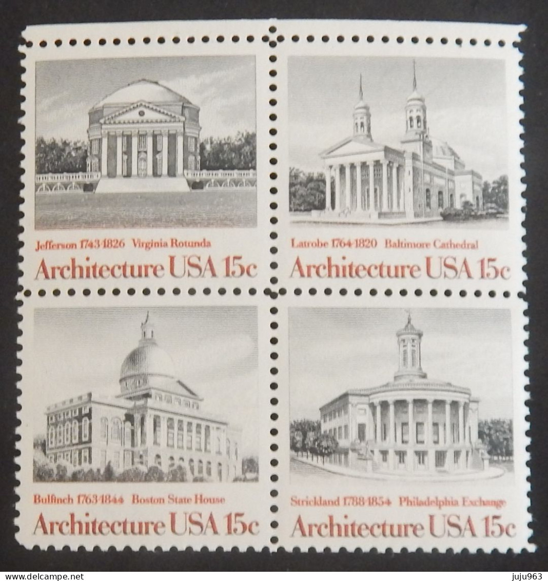 USA MI 1382/1385 NEUFS** MNH "ARCHITECTURE" ANNÉE 1979 - Unused Stamps
