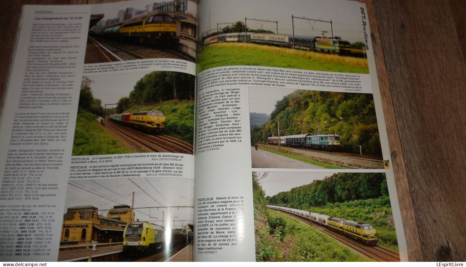 EN LIGNES Revue Ferroviaire N° 52 SNCB NMBS Chemins Fer Train Livrée Verte Diesel 60 Voie Etroite Jonction Nord Midi