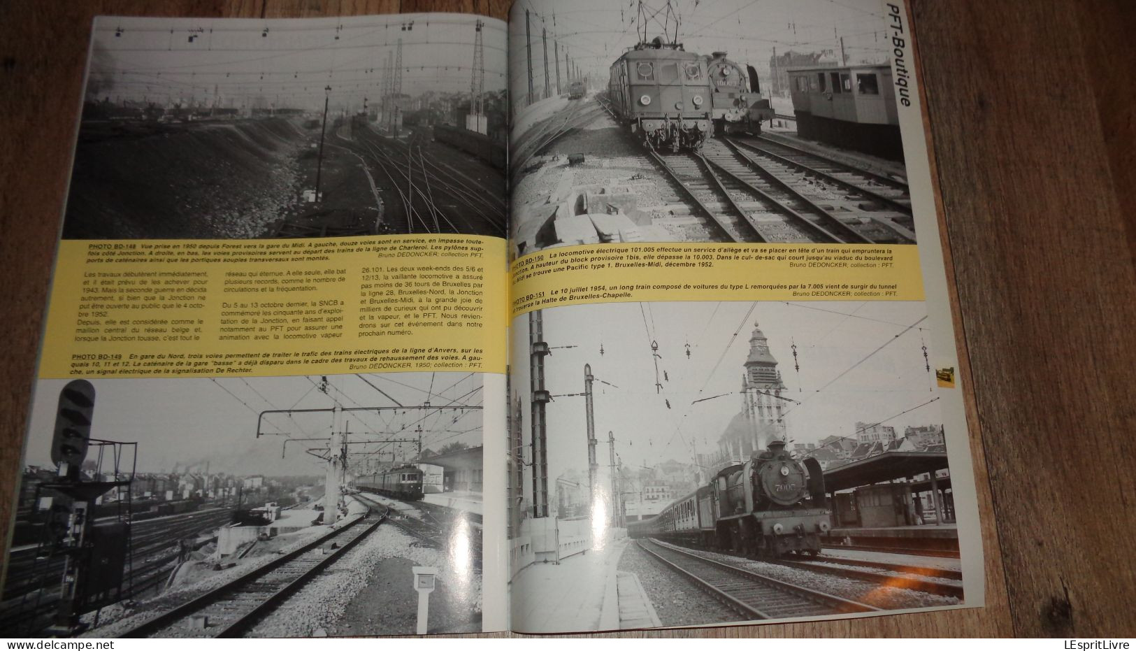 EN LIGNES Revue Ferroviaire N° 52 SNCB NMBS Chemins Fer Train Livrée Verte Diesel 60 Voie Etroite Jonction Nord Midi
