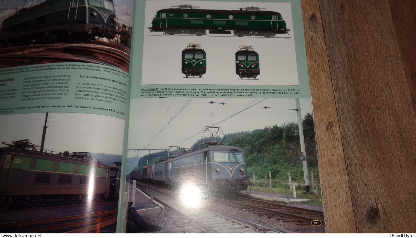 EN LIGNES Revue Ferroviaire N° 116 SNCB NMBS Chemins de Fer Locomotives Electriques Série 23 4ème P Wagons Cellulaires