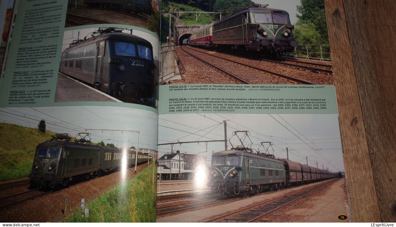 EN LIGNES Revue Ferroviaire N° 116 SNCB NMBS Chemins de Fer Locomotives Electriques Série 23 4ème P Wagons Cellulaires