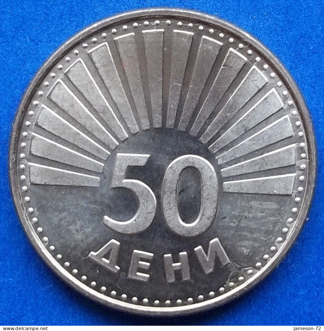 MACEDONIA - 50 Deni 1993 "Black-headed Gull" KM# 1 Republic (1991) - Edelweiss Coins - Nordmazedonien