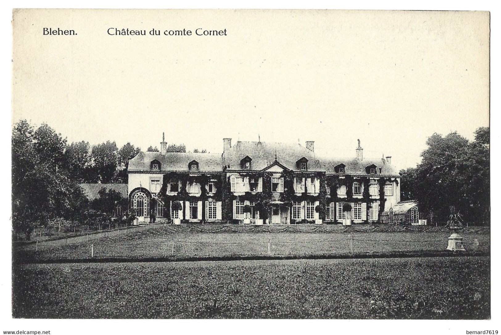 Belgique - Blehen - Chateau  Du  Comte  Cornet  -  Hannut - Comte  Cornet  D'elzius  De Feissant - Hannuit
