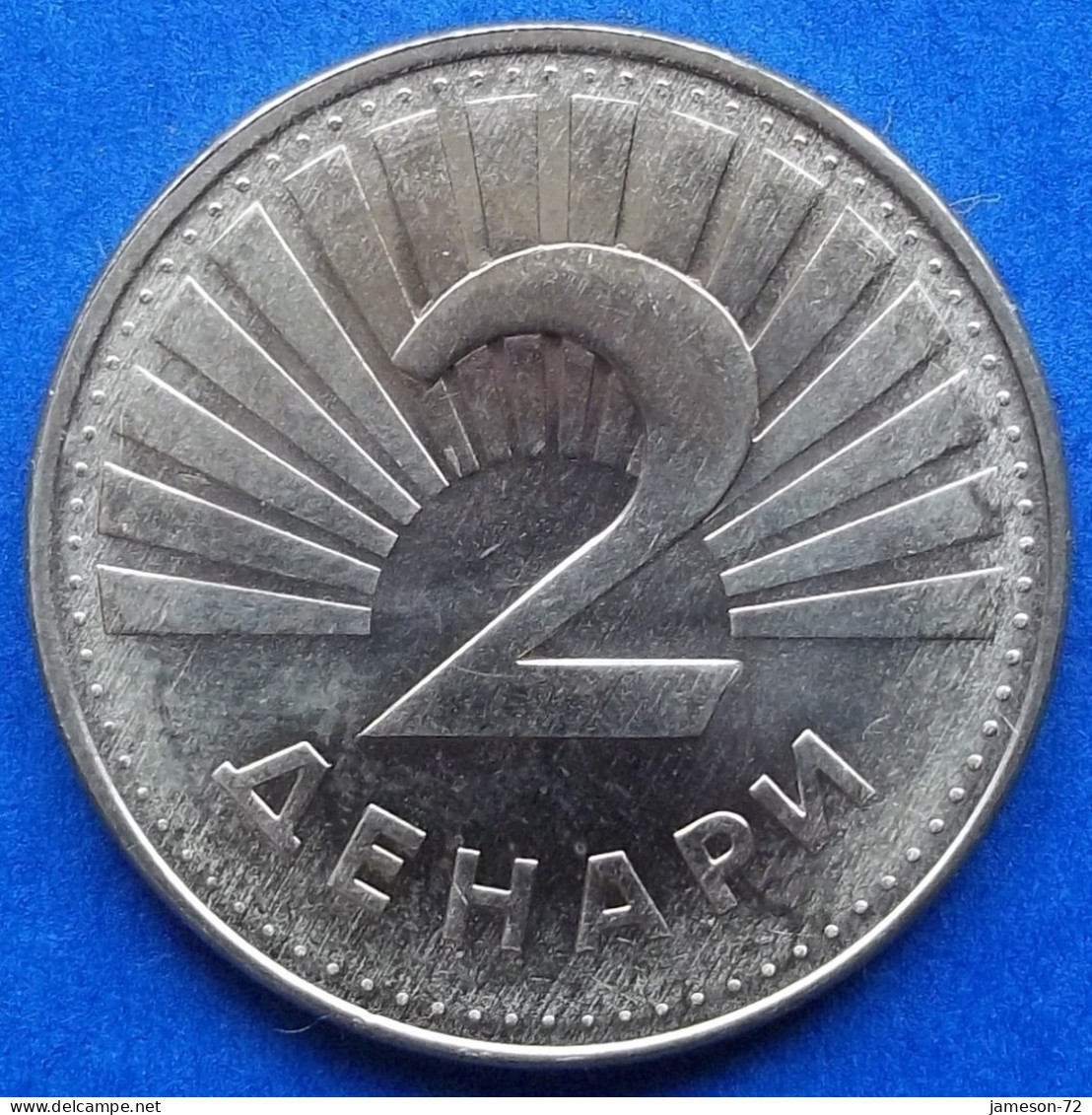 MACEDONIA - 2 Denari 2018 "Trout" KM# 3a Republic (1991) - Edelweiss Coins - North Macedonia