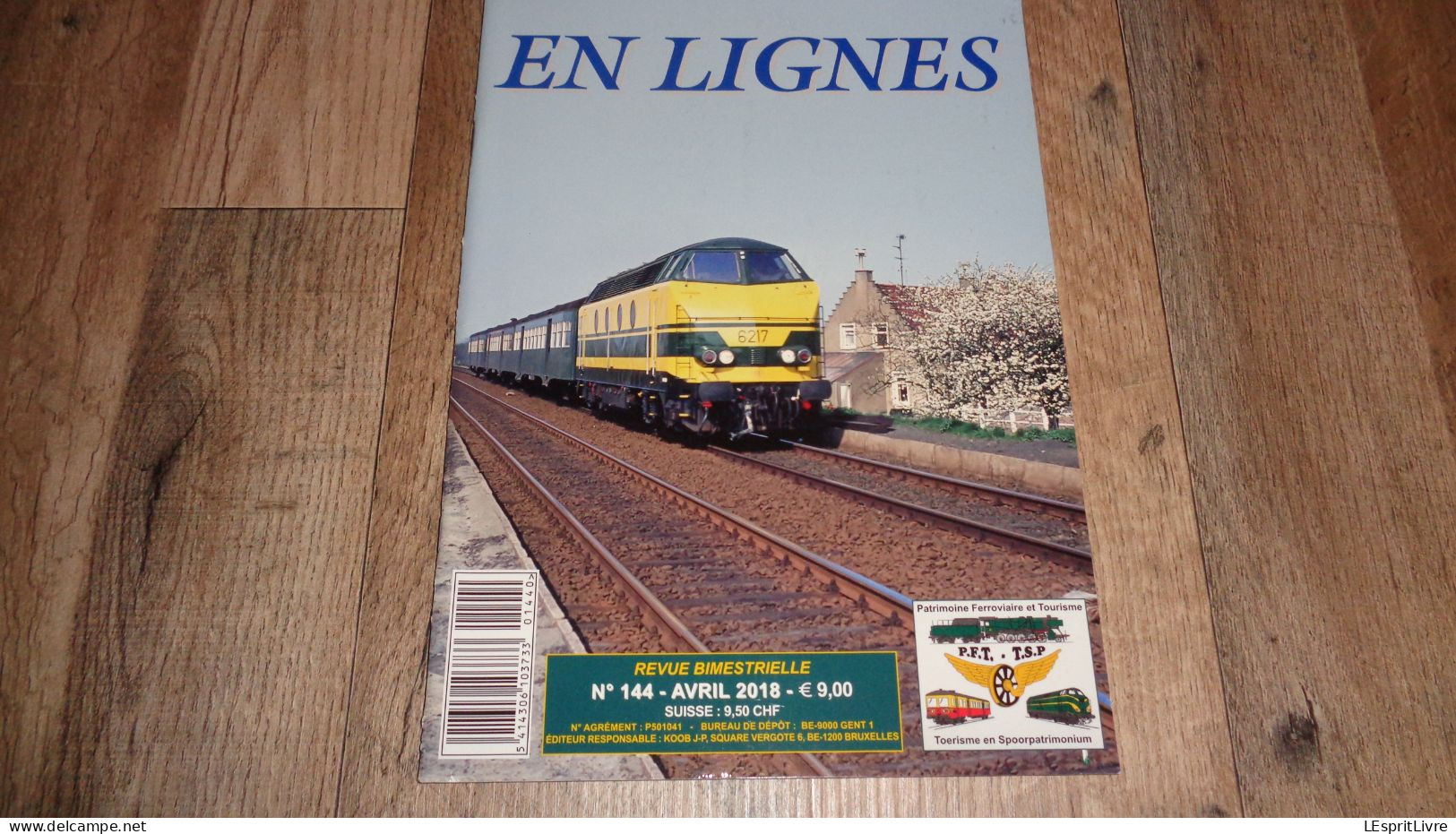 EN LIGNES Revue Ferroviaire N° 144 SNCB NMBS Chemins De Fer Locomotive Voitures Type M3 Diesel Type 53 - Ferrovie & Tranvie