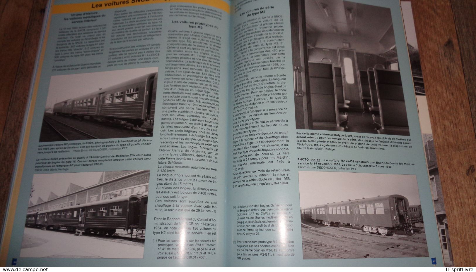 EN LIGNES Revue Ferroviaire N° 144 SNCB NMBS Chemins de Fer Locomotive Voitures Type M3 Diesel Type 53