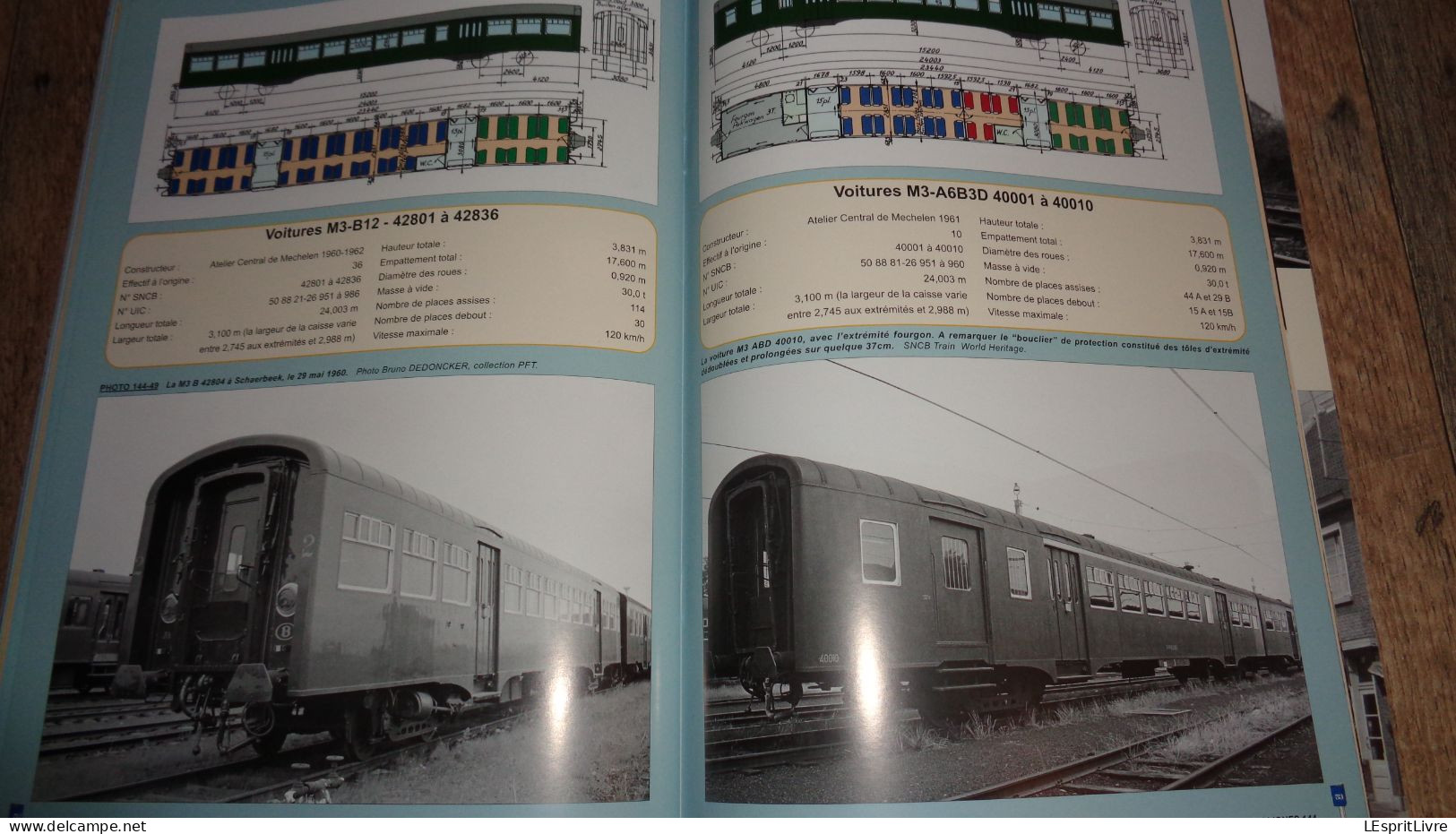 EN LIGNES Revue Ferroviaire N° 144 SNCB NMBS Chemins de Fer Locomotive Voitures Type M3 Diesel Type 53