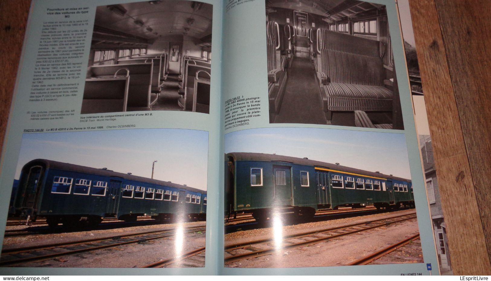 EN LIGNES Revue Ferroviaire N° 144 SNCB NMBS Chemins de Fer Locomotive Voitures Type M3 Diesel Type 53