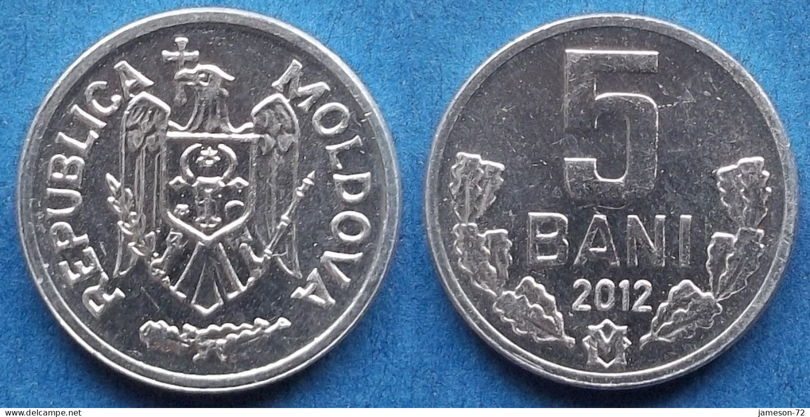 MOLDOVA - 5 Bani 2012 KM# 2 Republic (1991) - Edelweiss Coins - Moldavie