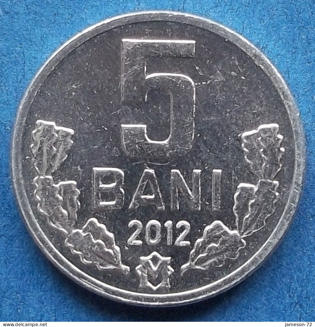 MOLDOVA - 5 Bani 2012 KM# 2 Republic (1991) - Edelweiss Coins - Moldavië