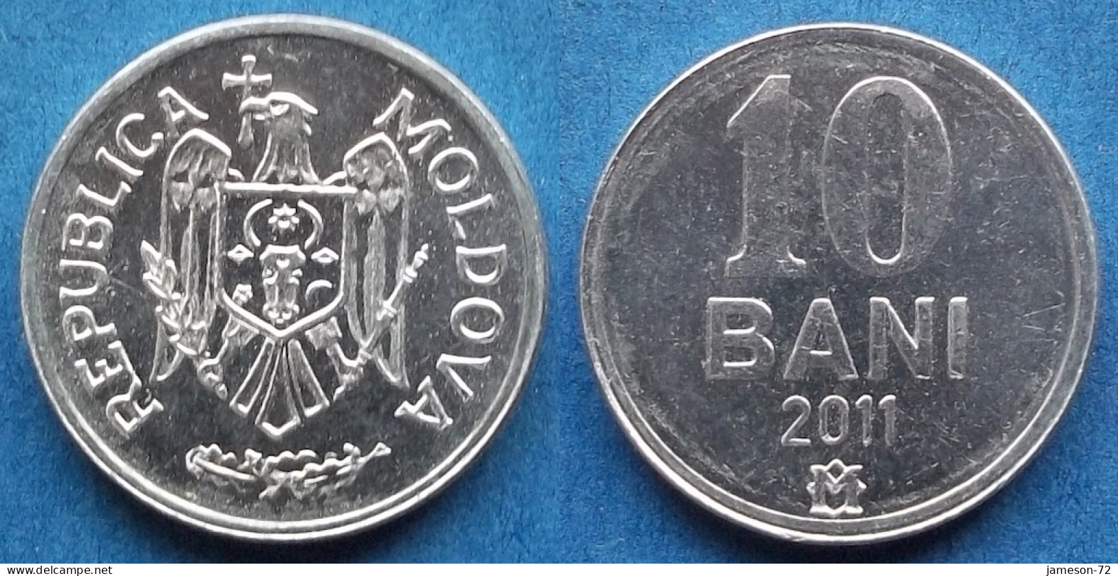 MOLDOVA - 10 Bani 2011 KM# 7 Republic (1991) - Edelweiss Coins - Moldavia