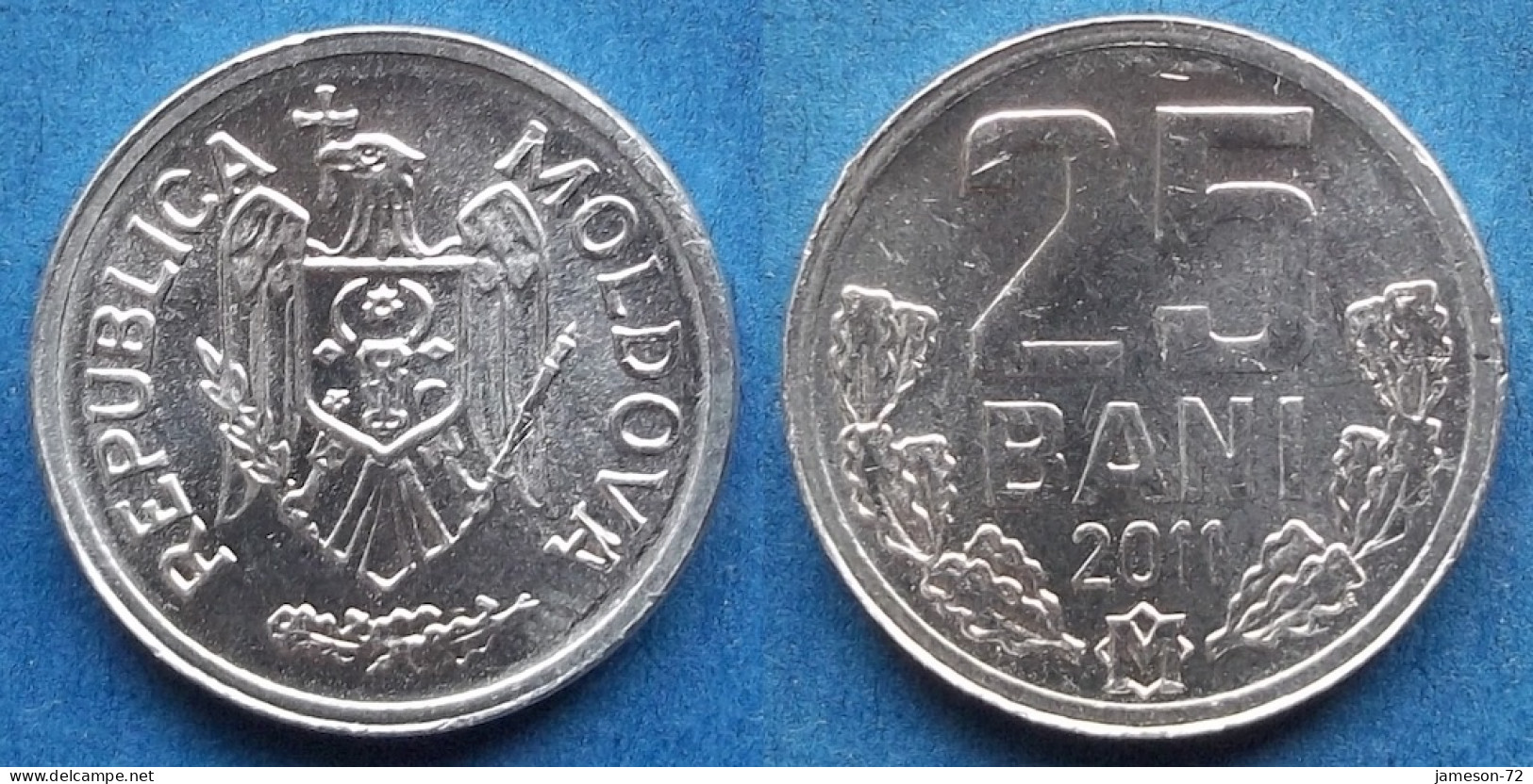 MOLDOVA - 25 Bani 2011 KM# 3 Republic (1991) - Edelweiss Coins - Moldavie