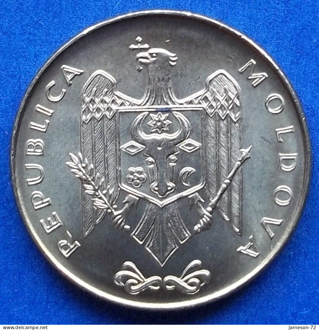 MOLDOVA - 50 Bani 2008 KM# 10 Republic (1991) - Edelweiss Coins - Moldavie