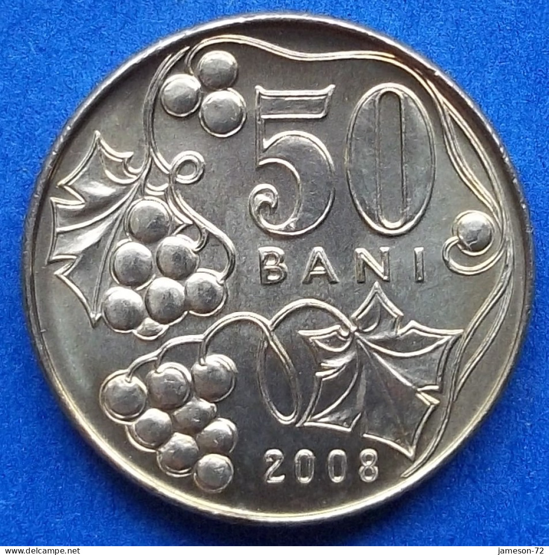 MOLDOVA - 50 Bani 2008 KM# 10 Republic (1991) - Edelweiss Coins - Moldawien (Moldau)