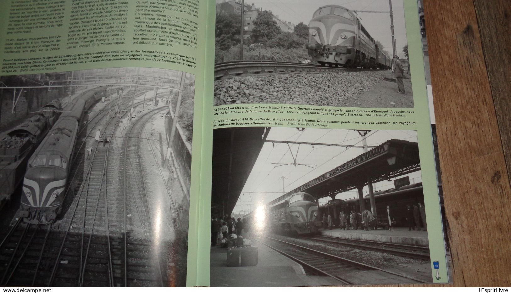 EN LIGNES Revue Ferroviaire N° 146 SNCB NMBS Chemins de Fer Locomotive Voitures Wagon à Boogies Transport de Glace