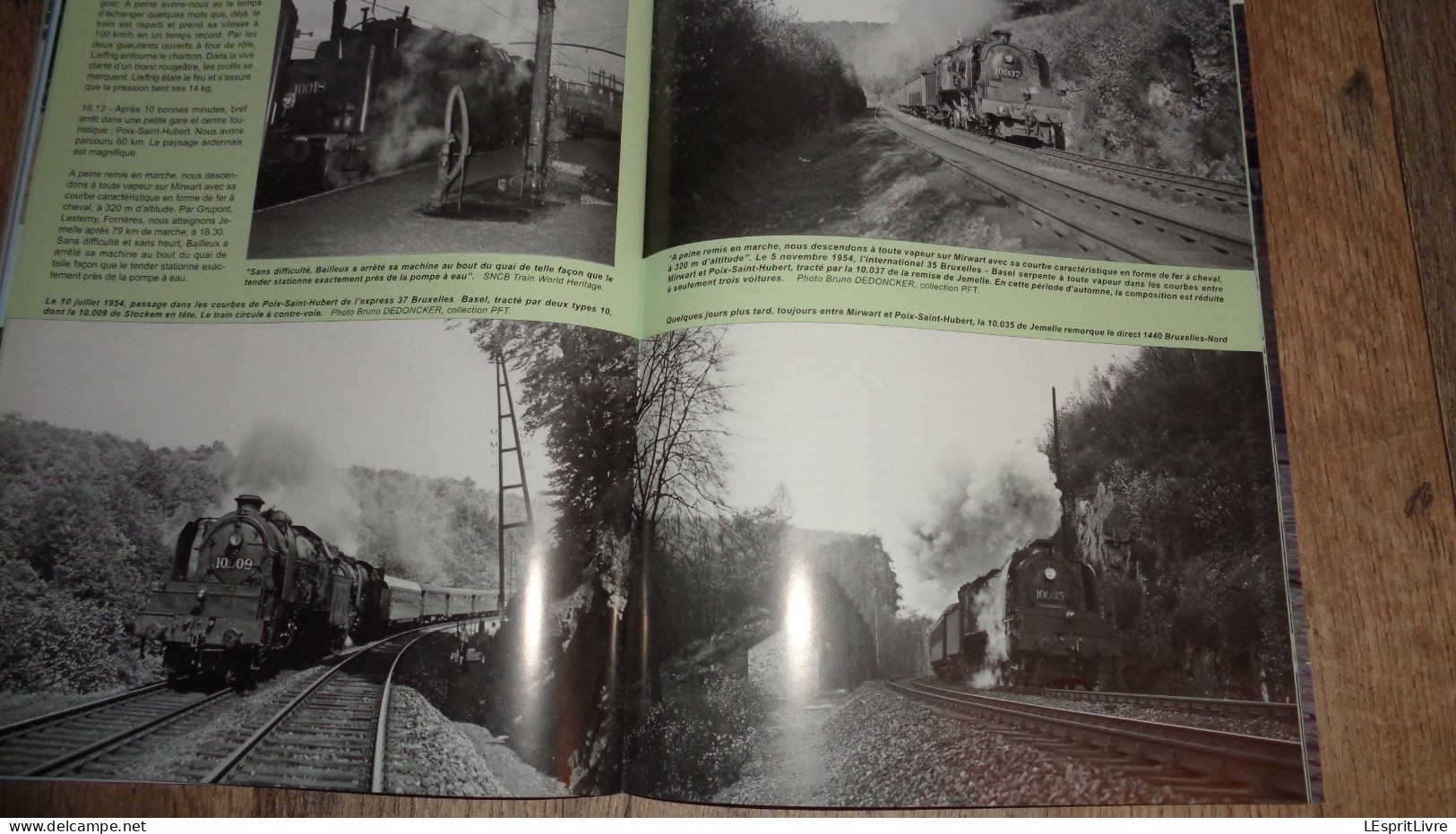 EN LIGNES Revue Ferroviaire N° 147 SNCB NMBS Chemins de Fer Locomotive Vapeur Type 10 Wagon Extensible Transport