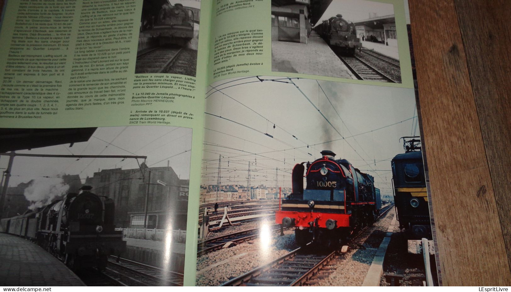 EN LIGNES Revue Ferroviaire N° 147 SNCB NMBS Chemins de Fer Locomotive Vapeur Type 10 Wagon Extensible Transport