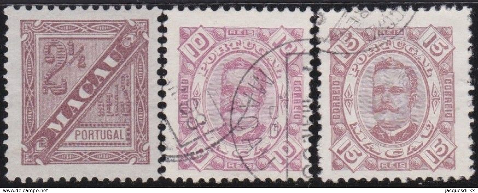 Macau      .    Michel     .    3 Stamps          .     O ( 1 Stamp: (*) )       .     Cancelled - Used Stamps