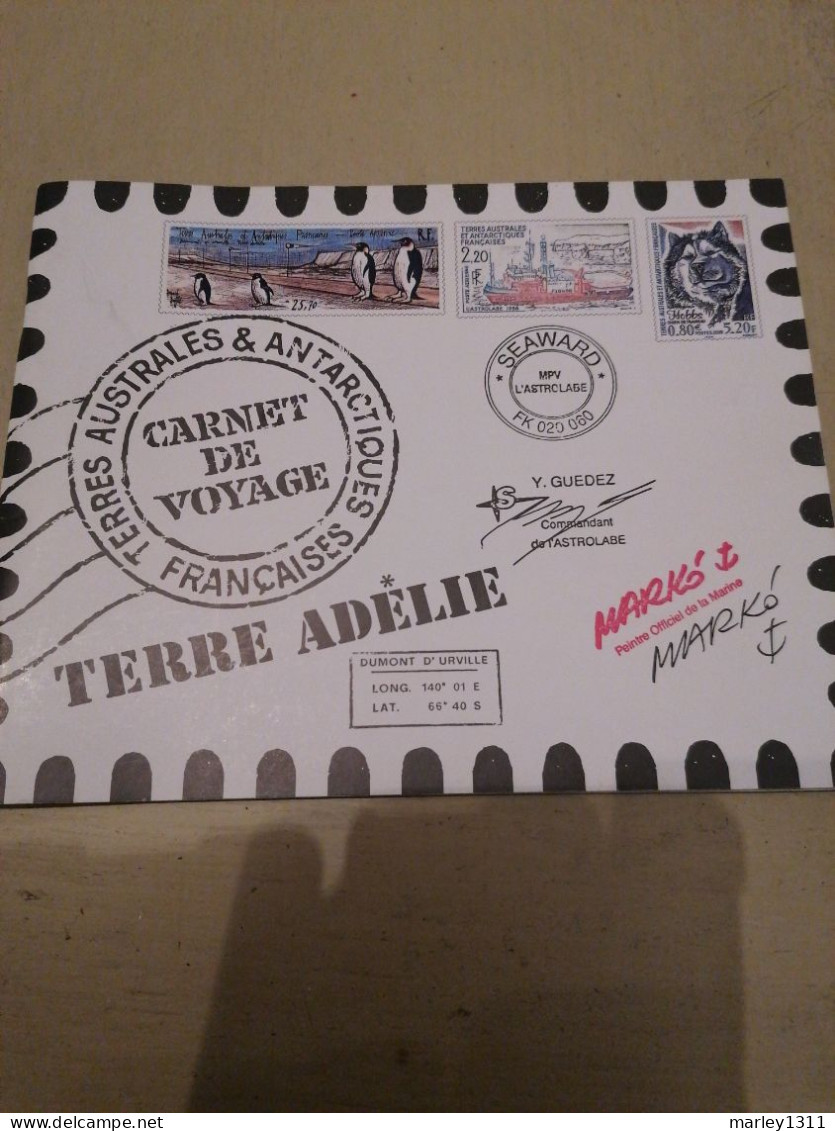TAAF Carnet De Voyage N°2 Terre Adelie - Booklets