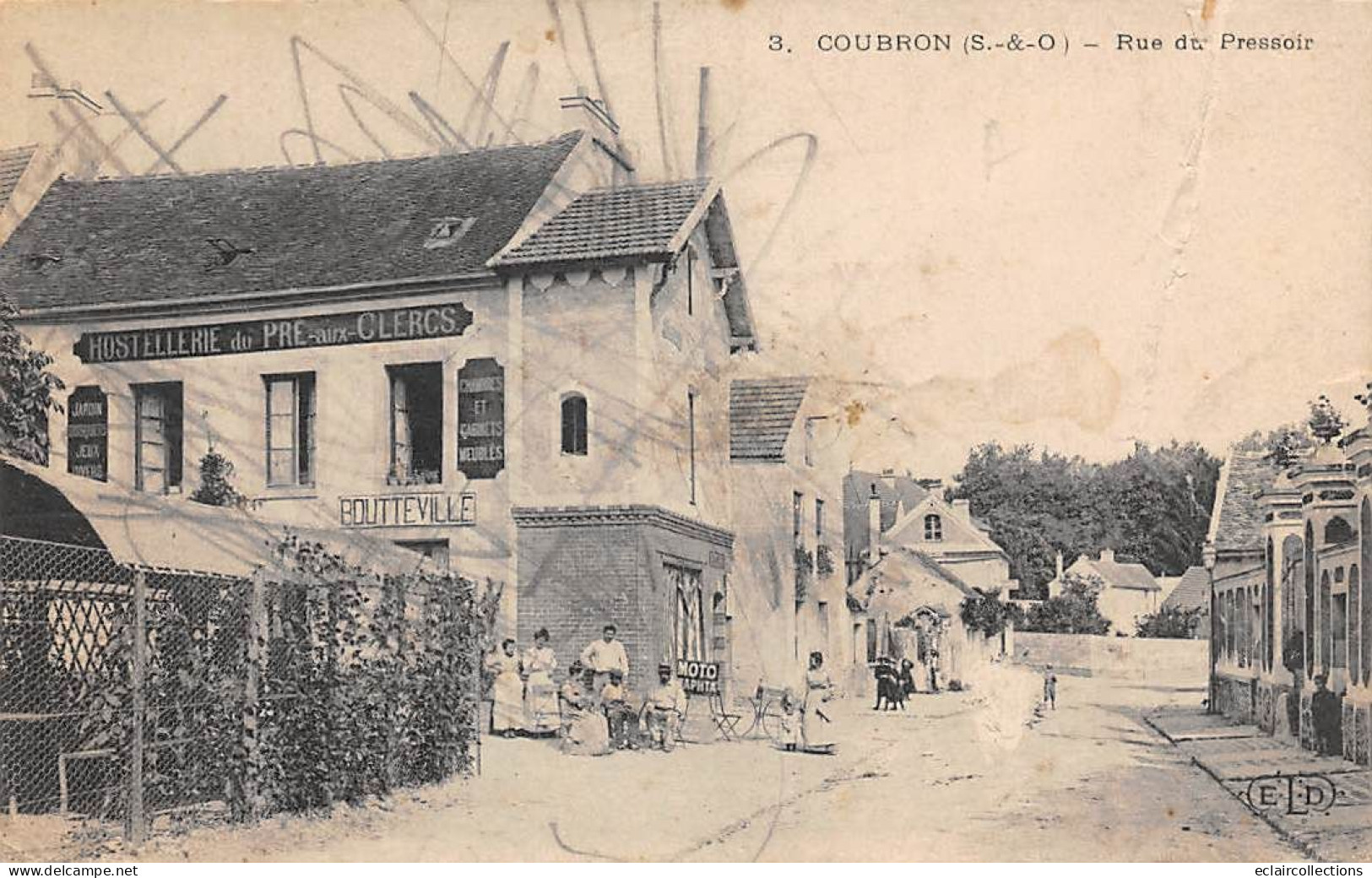 Coubron      92           Rue Du Pressoir. Hôtellerie Du Pré Aux Clercs    (voir Scan) - Other & Unclassified