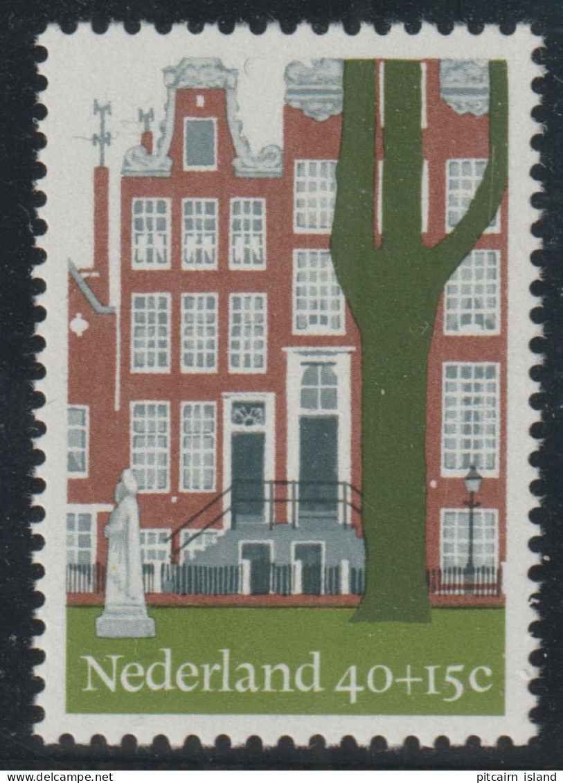   Nederland 1975  NVPH Nr. 1069P  MNH   Plaatfout  Witte Stip - Errors & Oddities