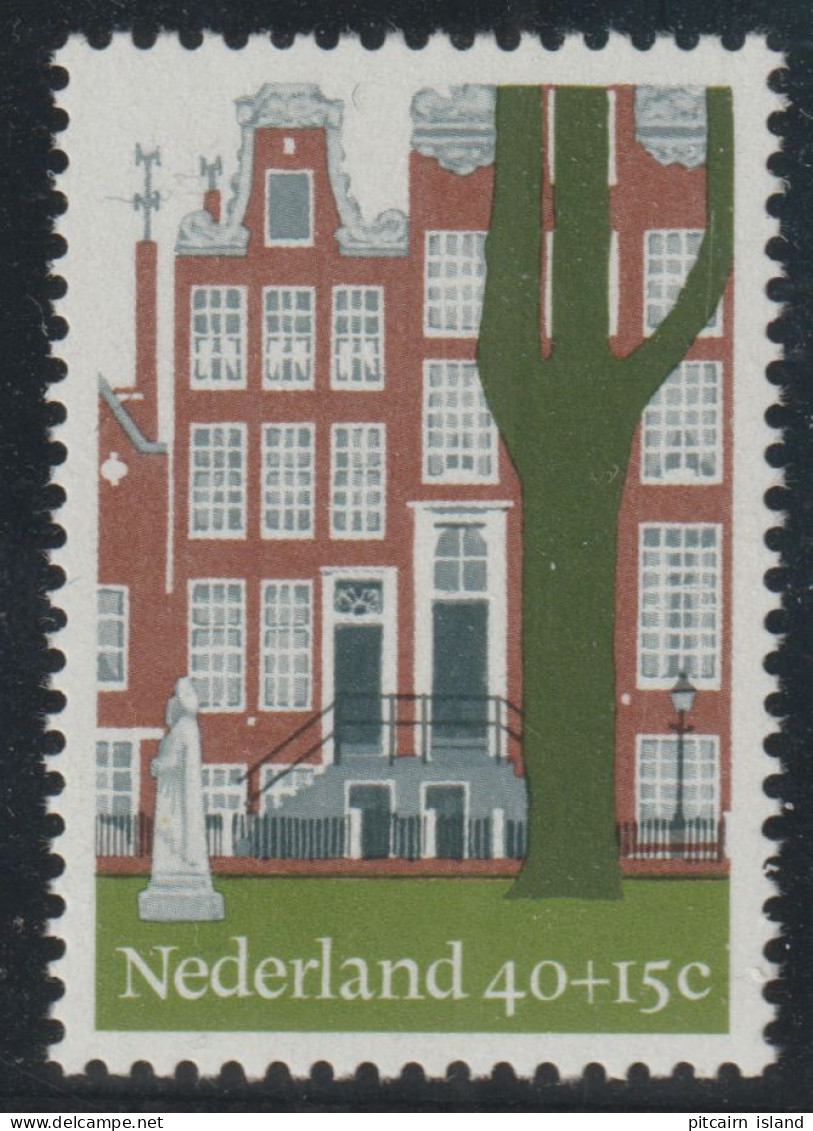   Nederland 1975  NVPH Nr. 1069P  MNH   Plaatfout  Witte Stip - Plaatfouten En Curiosa