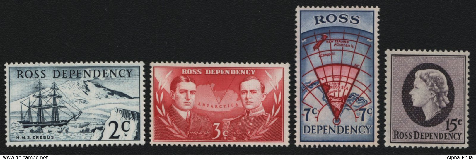 Ross-Gebiet 1967 - Mi-Nr. 5-8 ** - MNH - Freimarken / Definitives (VI) - Unused Stamps