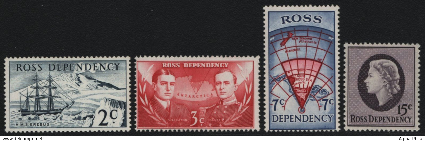 Ross-Gebiet 1967 - Mi-Nr. 5-8 ** - MNH - Freimarken / Definitives (V) - Neufs