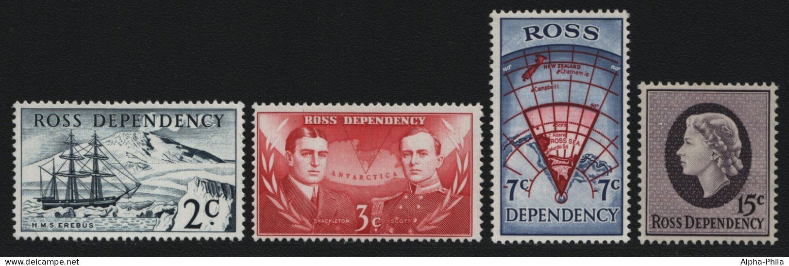 Ross-Gebiet 1967 - Mi-Nr. 5-8 ** - MNH - Freimarken / Definitives (II) - Unused Stamps