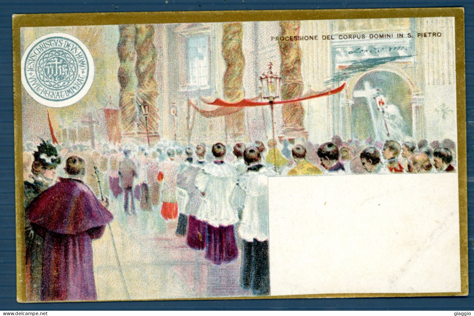 °°° Cartolina - N. 3091 Processione Del Corpus Domini In S. Pietro °°° - Vaticano