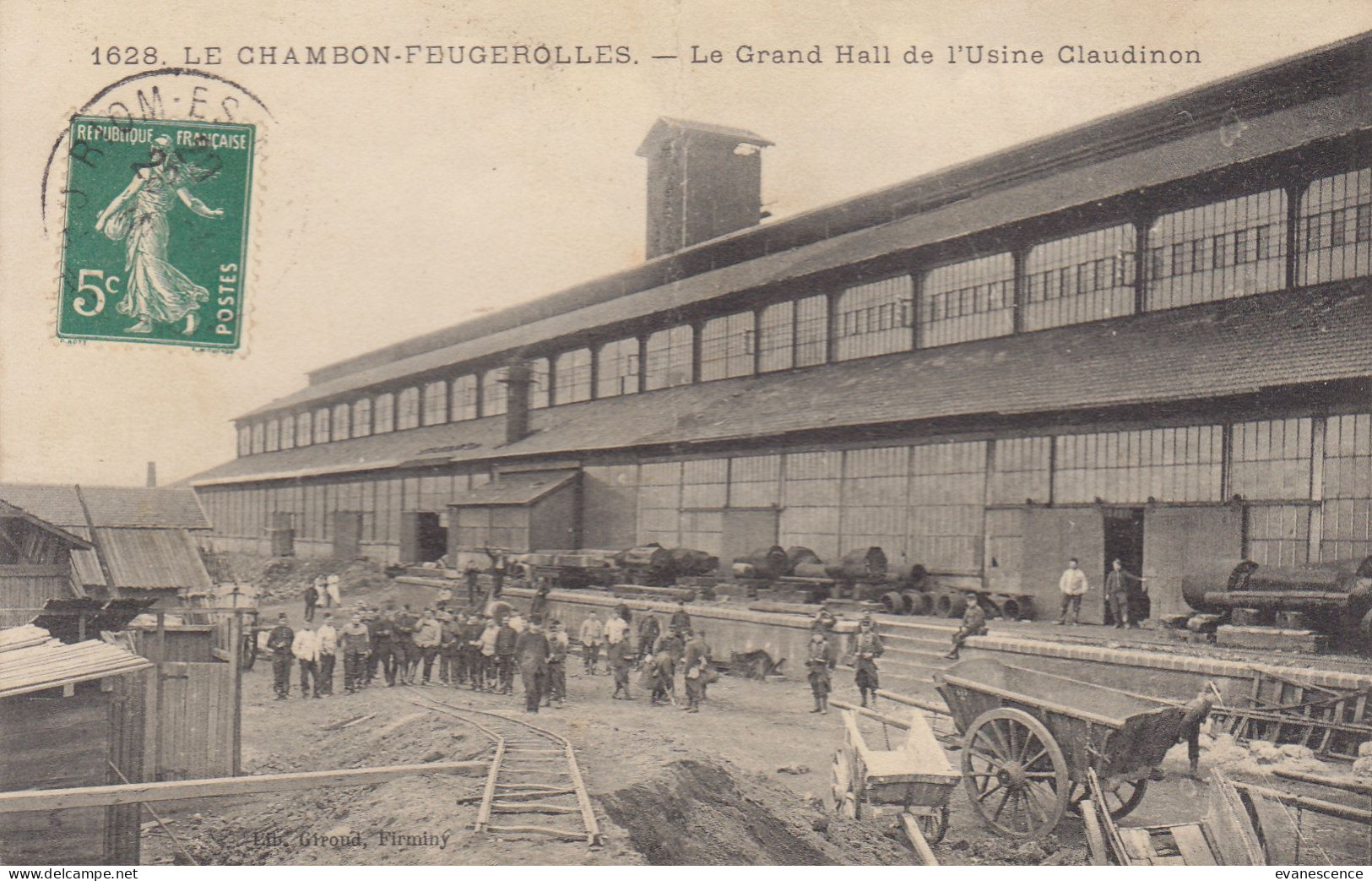42 :   Le Chambon Feugerolles : Grand Hall De L'usine Claidinon  ///  Ref.  Nov.  23 ///  N° 28.295 - Le Chambon Feugerolles