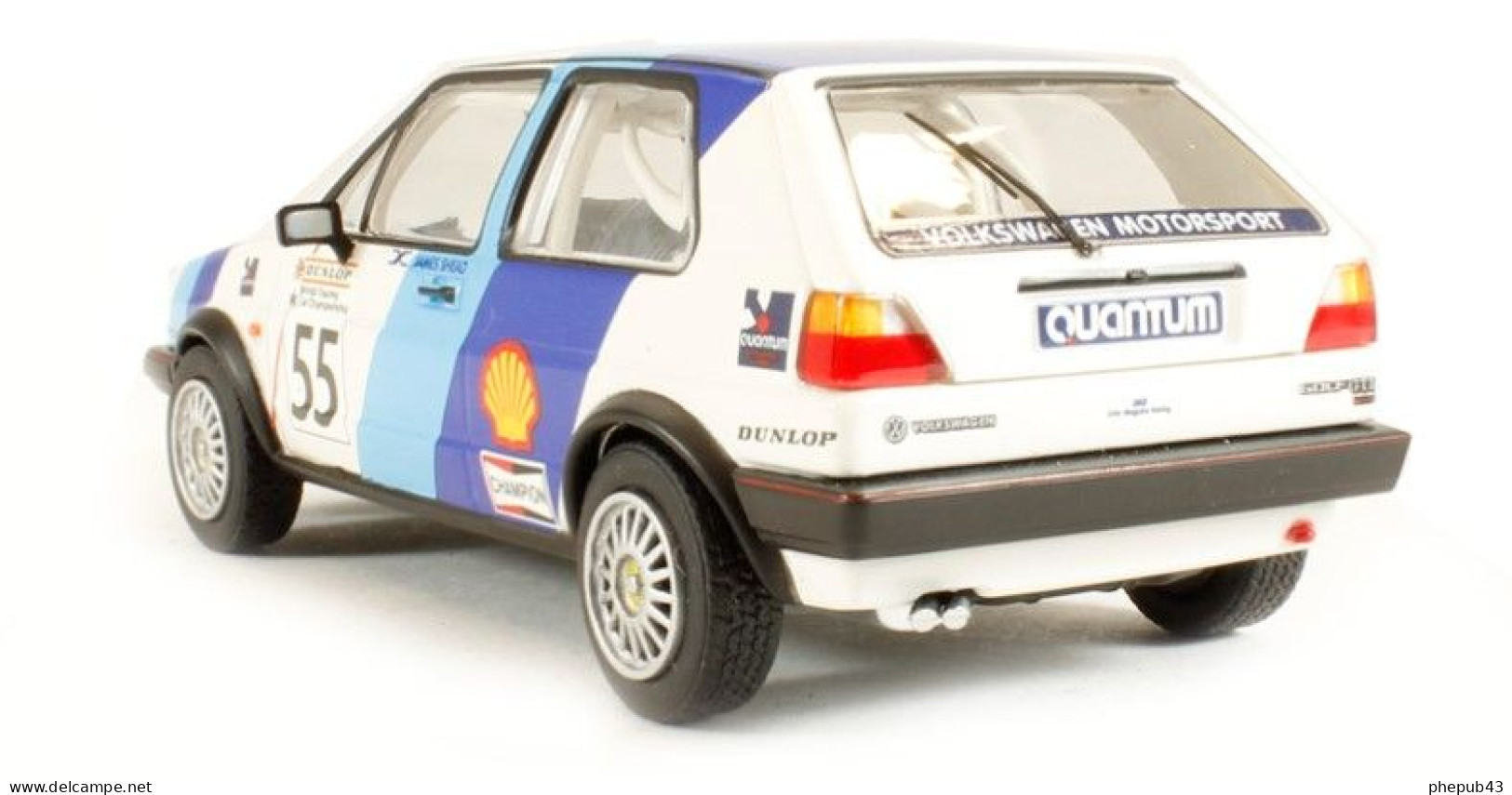 Volkswagen Golf GTI 16V Mk2 - James Shead - Class C Champion 8th RAC 1988 #55 - Corgi (Vanguards) - Corgi Toys