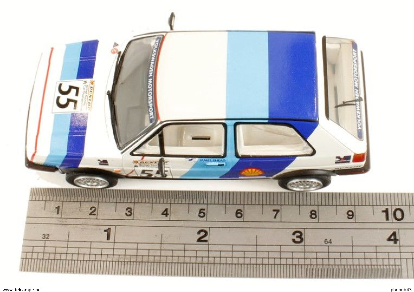 Volkswagen Golf GTI 16V Mk2 - James Shead - Class C Champion 8th RAC 1988 #55 - Corgi (Vanguards) - Corgi Toys